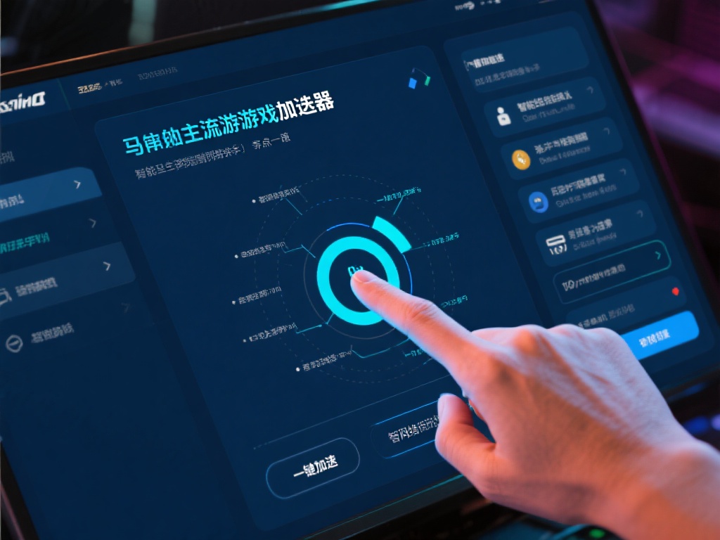 此外，主流游戏加速器的智能线路选择和一键加速功能，