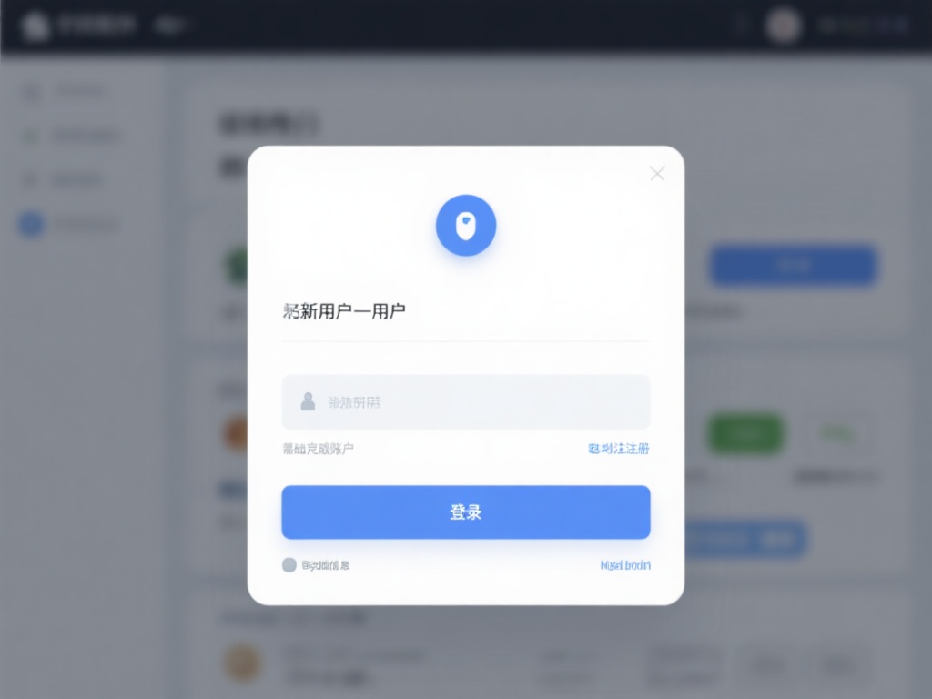 打开软件后，你将看到登录界面。如果是新用户，需完成